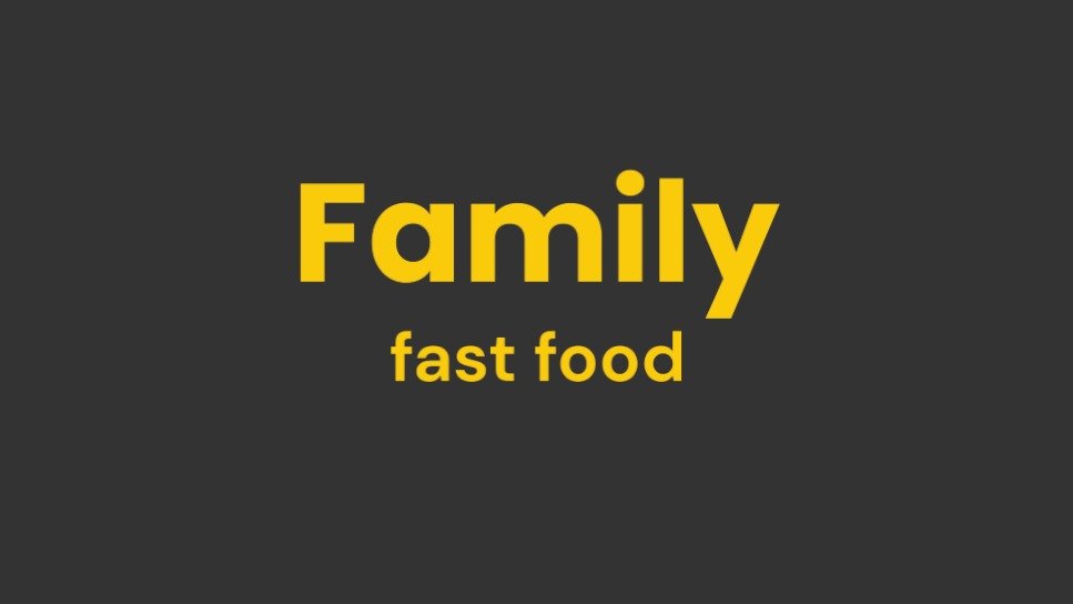 Image of Cafe Family fast food