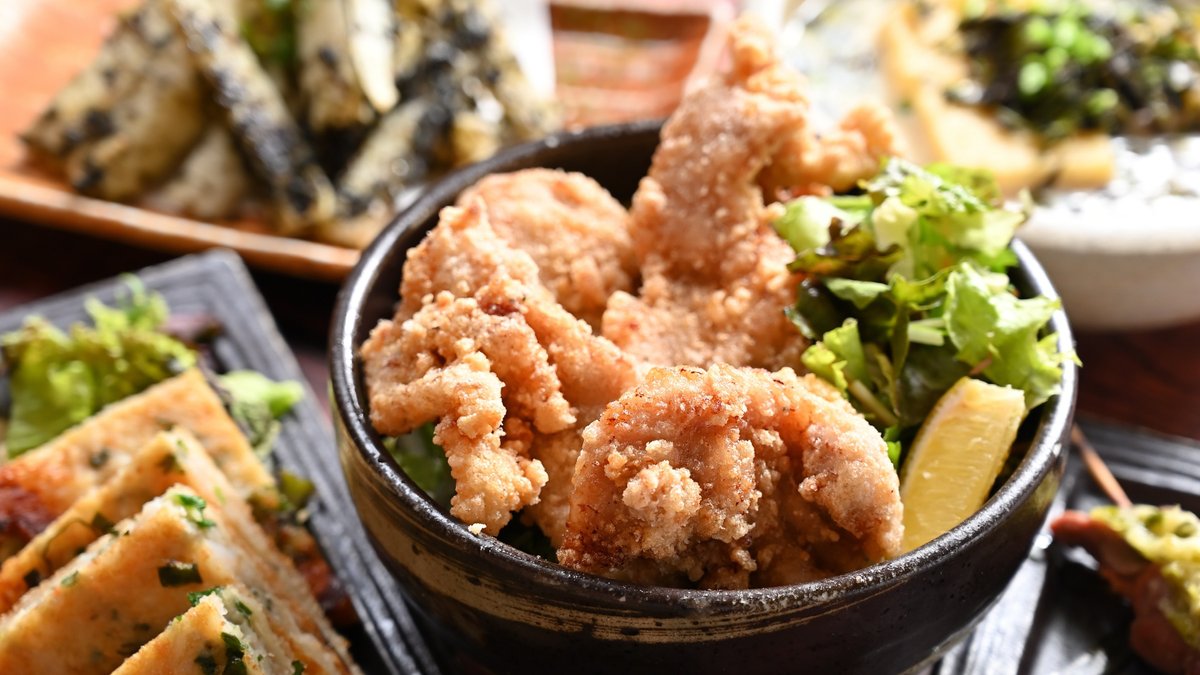 Image of 若鶏ザンギ丼と手作りおつまみ 龍のす