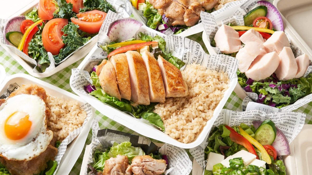 Image of Chicken to Yasai to Genmai. Sakae