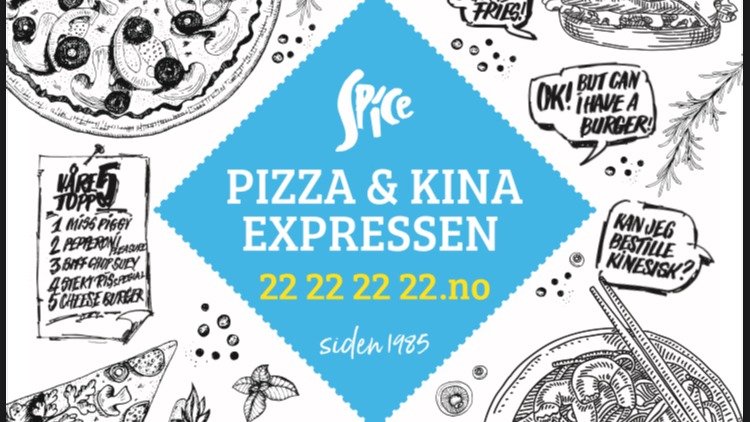 Image of SPICE Pizza & Kina Exspressen Helsfyr - Leveres av Restauranten