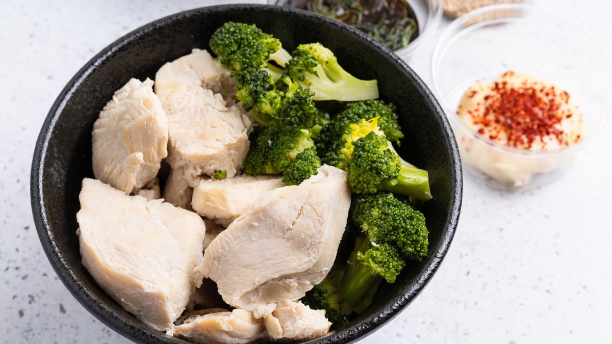 Image of chicken breast & broccoli LAB(*0605)